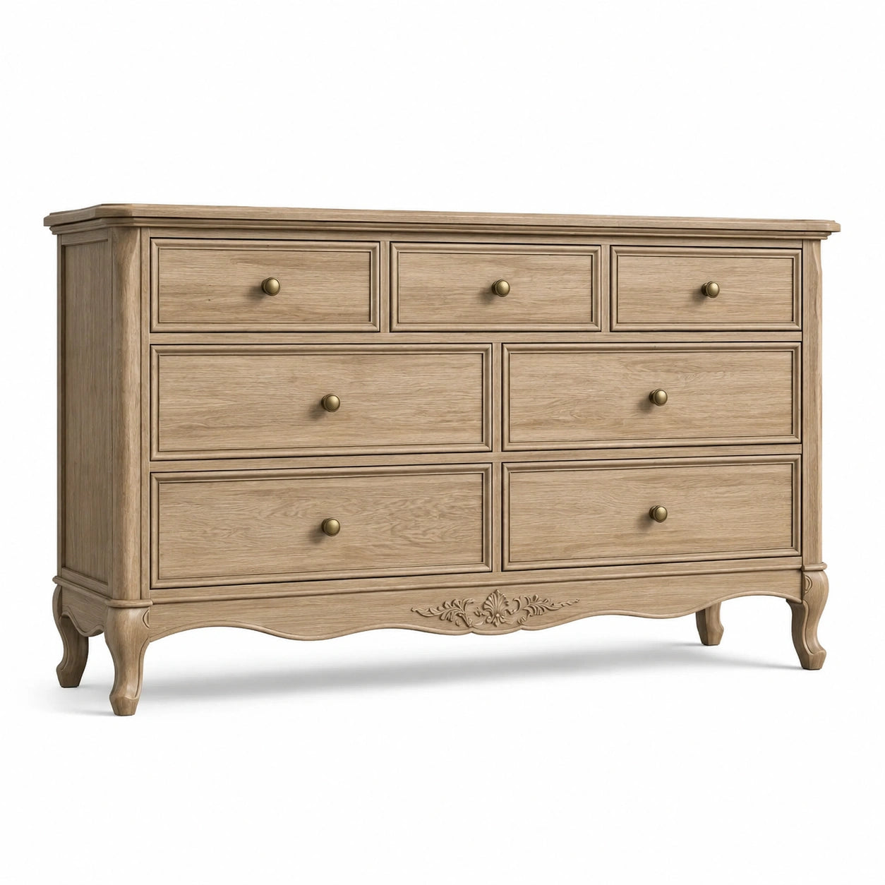 Cómoda de Madera con 7 Cajones de 150cm