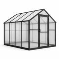 Invernadero de aluminio con paneles de policarbonato de 6 mm 250x200x220 cm