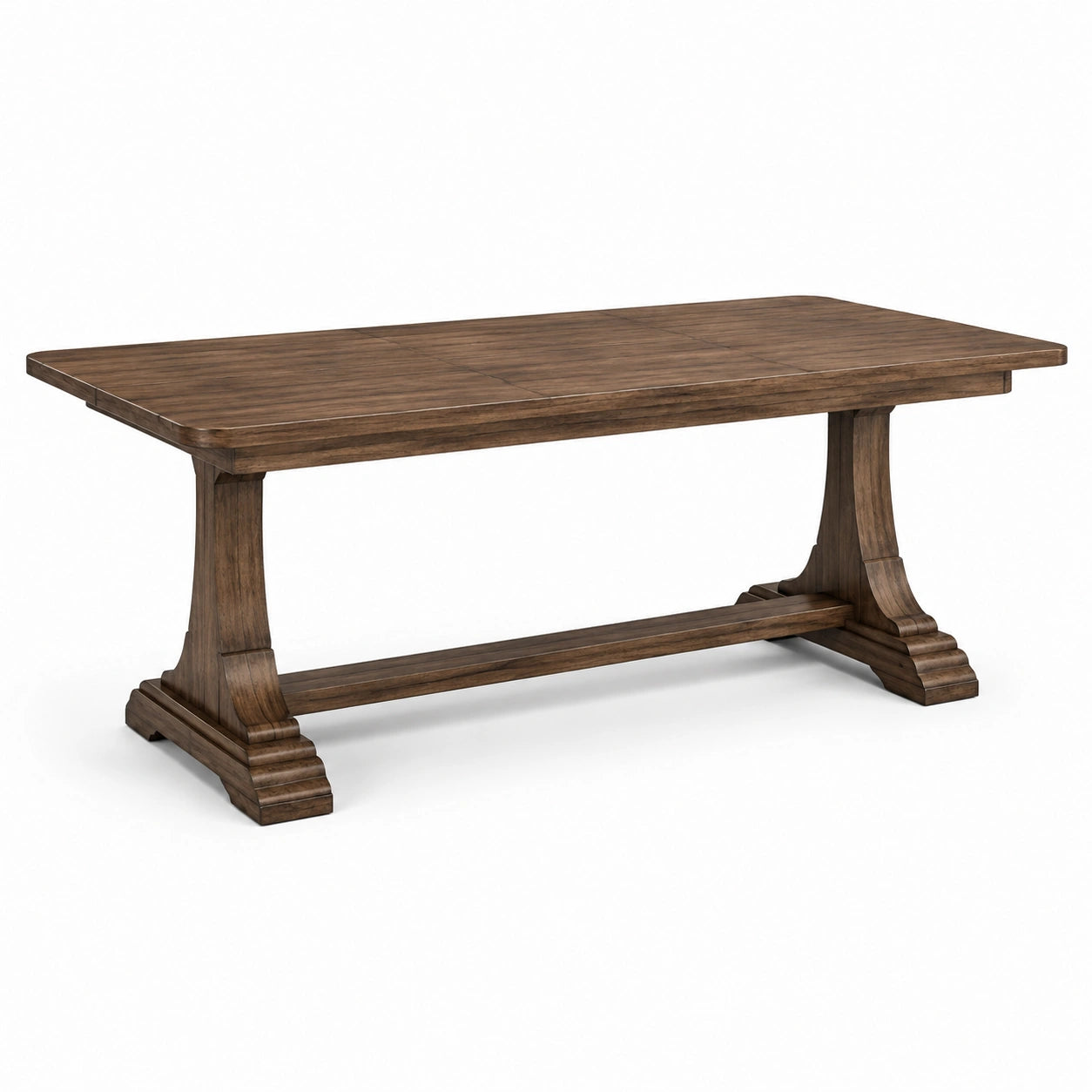 Mesa rectangular de madera marrón 200x100x75 cm