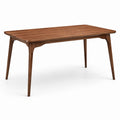 Mesa de comedor de madera de nogal